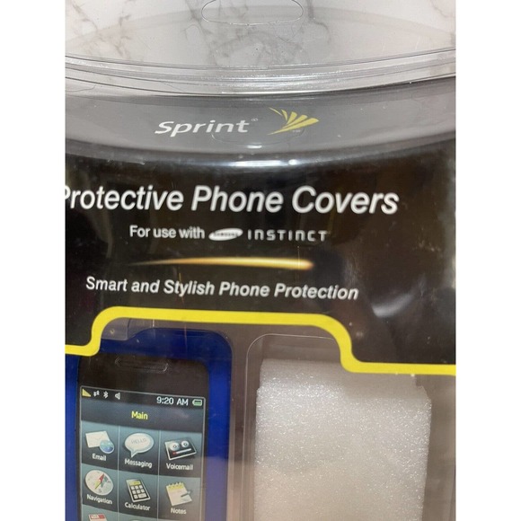 Retro Phone Cover Blue Sprint Samsung Instinct New Open Box - Picture 3 of 6